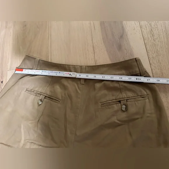 Madewell The Harlow Wide-Leg Pant | Size 8P | Khaki - Picture 8 of 12